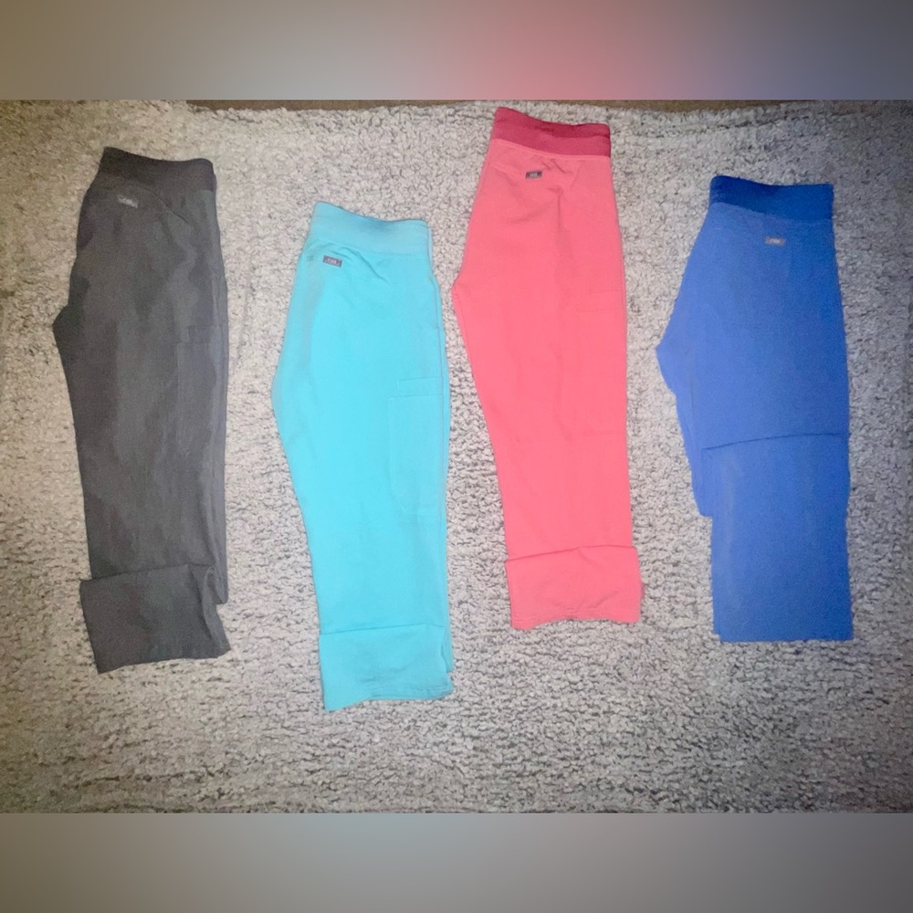 4 brand new size women’s small FIG scrub pants